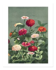 Vintage Blumen Poster Wandbild