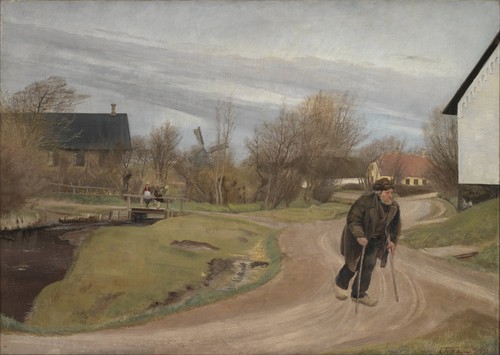 Rustikale landschaftswandkunst - rustikale,
