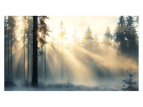 Waldlicht fotografie poster - waldlicht,