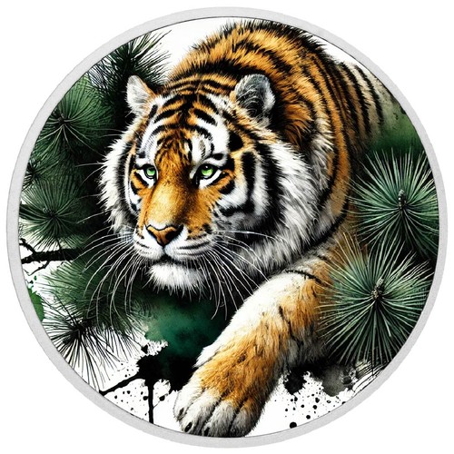 Majestätischer tiger inmitten - tiger,