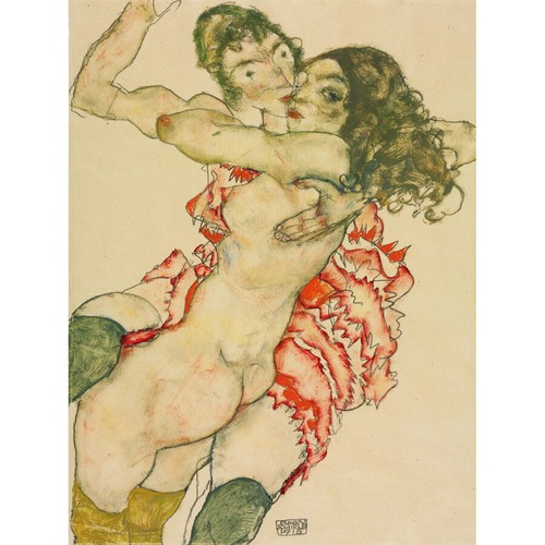 Egon schiele zwei frauen - schiele,