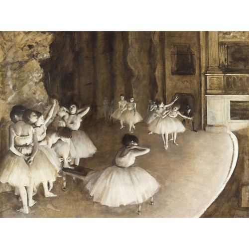 Edgar degas ballettprobe - degas, auf